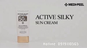 Kem chống nắng Active Silky Sun Cream SPF50+ MEDI-PEEL chính hãng Hàn Quốc