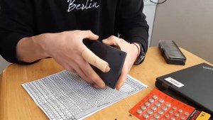 Battery replacement on casio solar powered calculator.