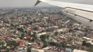 Landing in Mexico City / Посадка в Аэропорту города Мехико