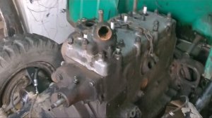 ГАЗ-69.Снятие двигателя .