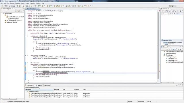 Speed Code: Server Logger