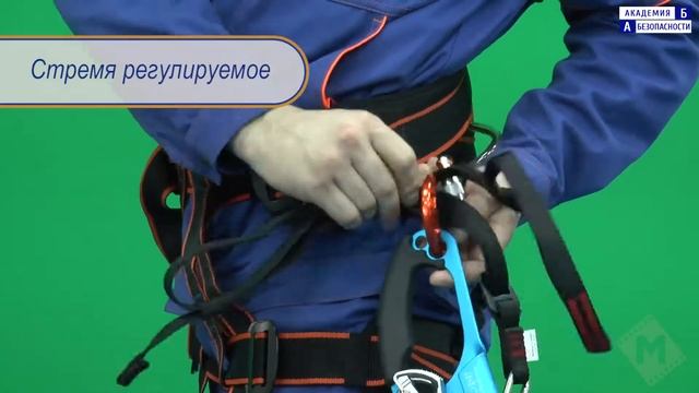 Закрепление снаряжения на страховочной привязи