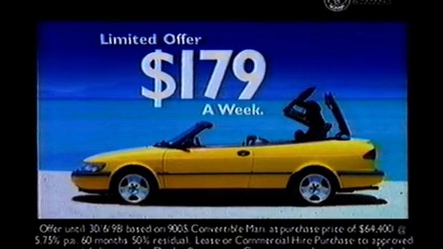 Saab 900 Convertible (TV Ad Australia) (1998)