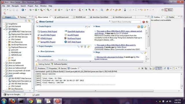 Maven m2e JBoss Developer Studio 5 (Eclipse 3.7 Indigo) смотреть онлайн