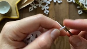 #14 СНЕЖИНКА «АННУШКА» крючком. Crochet SNOWFLAKE.