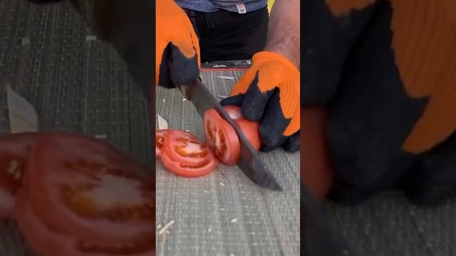 Как проверить настоящую дамасскую сталь ? #нож #ножи #knife #shorts