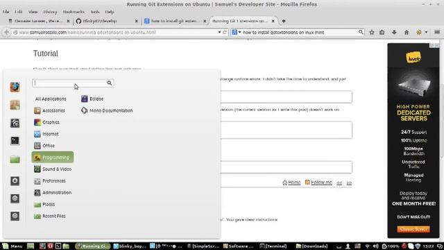 How To Install Git Extensions On Linux Mint Tutorial смотреть онлайн
