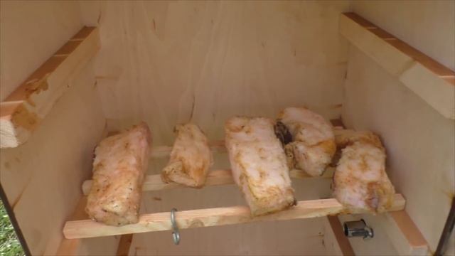 Сало холодного копчения. Такой продукт вы не купите в магазине. смотреть онлайн