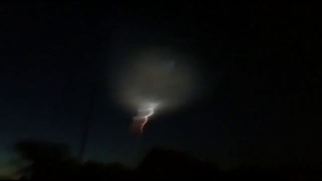 Запуск межконтинентальной баллистической ракеты «Тополь»