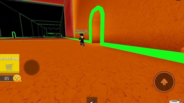 Побег от красной стены в Roblox смотреть онлайн