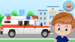 Крошка Антошка и его машинки - Скорая Помощь - Книжка Пазл для детей про машинки