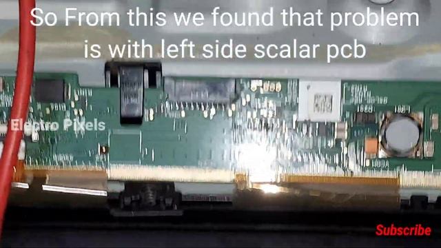 Led tv Vgh,vgl Short removal on 32 inch sharp panel |Samsung Backlight ok No Picture.|Panel Repair.