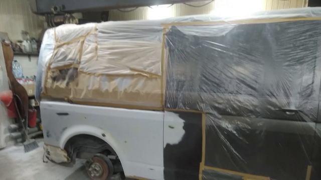 Фольксваген Т6. Покраска. Часть 7. смотреть онлайн