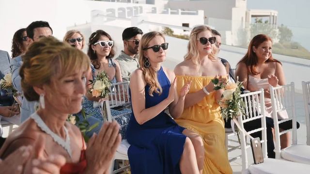 The best romantic Wedding Clip. Geting Married on Island Santorini | Julia Veselova's wedding agenc смотреть онлайн