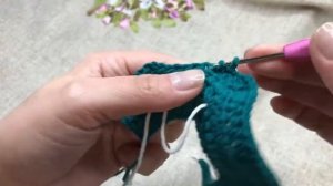 Платье-реглан крючком для куклы