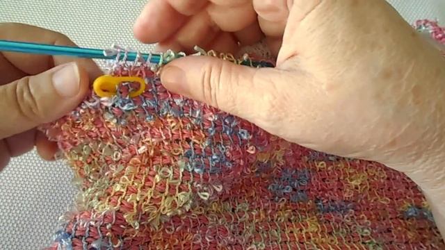 #Тунисское_Вязание Как связать топик тунисским двусторонним крючком без швов? #ЛюдмилаТен смотреть онлайн