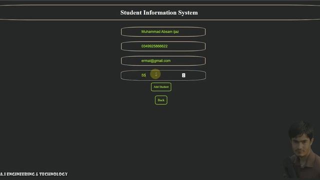 Complete Project of Student Information System Database PHP | CSE