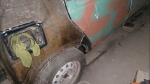 Кузовной ремонт ВАЗ 2110 часть 1