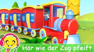 Hör wie der Zug pfeift  Zug kinderlied - KinderliederTV