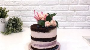 Торт с цветами. Декор торта с цветами и ягодами