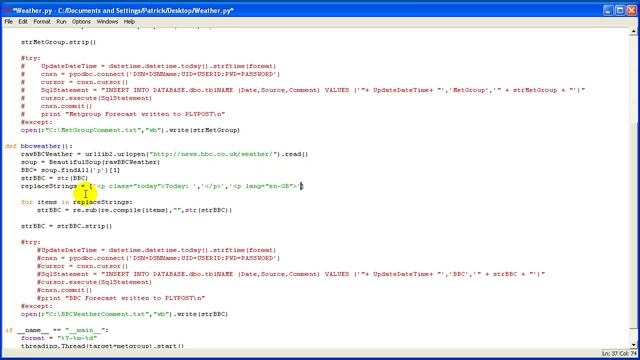 Downloading and parsing weather forecasts with Python смотреть онлайн
