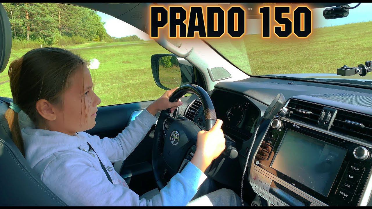 Учиться ездить водить на Toyota Land Cruiser Prado 2020 VLOG