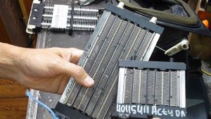 Электрический отопитель в ниссан ад  часть 1