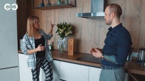 Красивый проект кухни и гостиной с IDM Eterno | Дизайн современной кухни