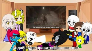 Реакция Undertale На Клип DOOM ETERNAL RAP by JT Music (fear. Andrea Storm Kaden)