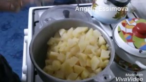 Картофель с чесноком! Легко и быстро!