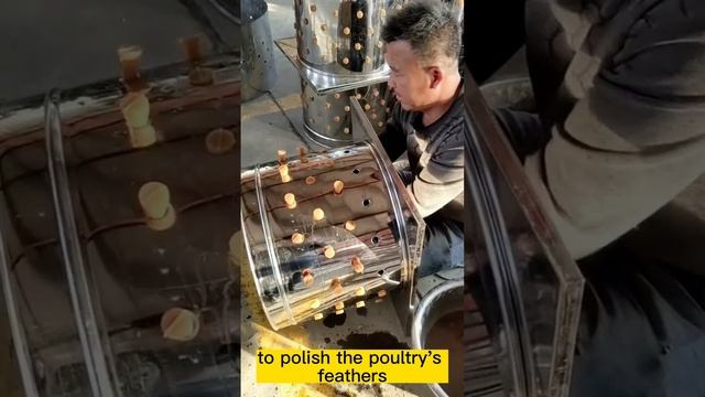 The process of how to make a chicken plucking machine