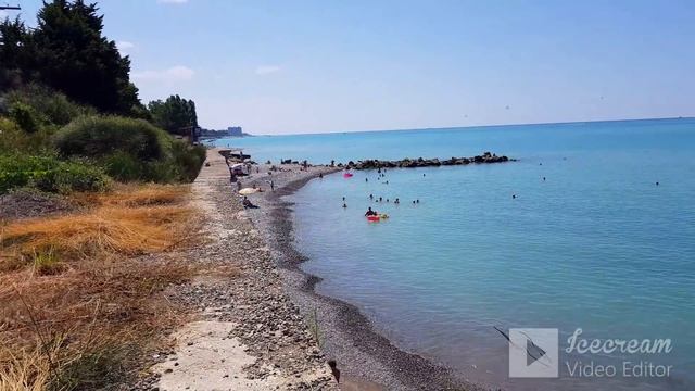?ЛАЗАРЕВСКОЕ СОЧИ.Пешком в Мамедову щель. Пляж санатория "Янтарь". Красота!
