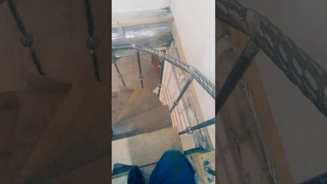 staircase spiral, винтовая лестница диаметр 160см, высота Марша 16,5см, этап номер 2