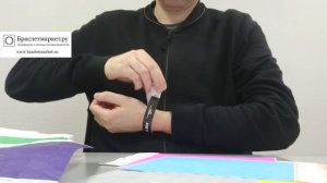 Бумажные браслеты tyvek - видеообзор. Браслеты для клубов купить.