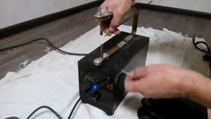 Самодельный аппарат контактной сварки. Свариваем проволоку.