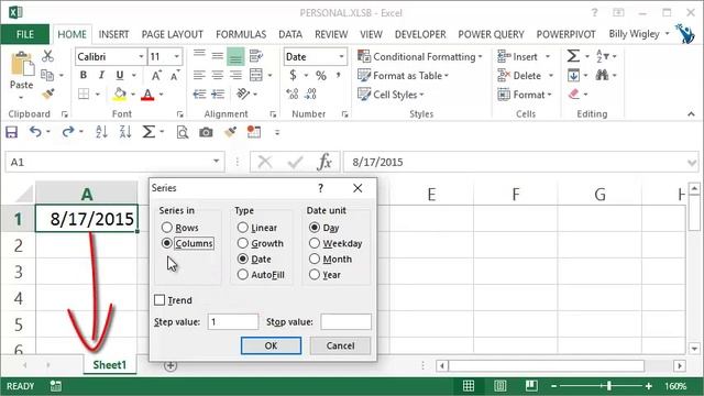 Excel Quick Tip - Excel 2013 - Amazing Fill Tool For Fill Series смотреть онлайн