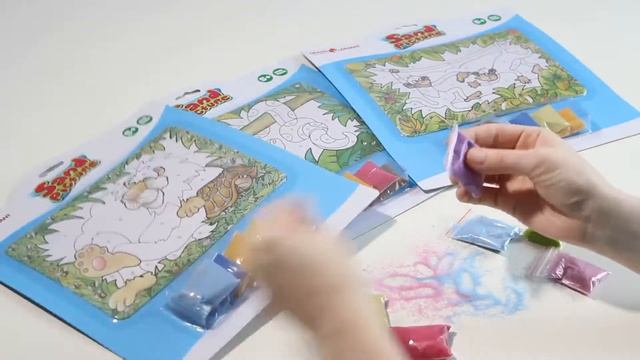 Наборы для декорирования песком "Животные Африки", песочные картины от компании Оранжевый слон смотреть онлайн