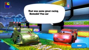 Cars: Fast as Lightning NEON RACING! Komodo 5/6 vs Lightning McQueen