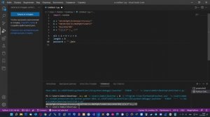 Создание генератора паролей в Python.