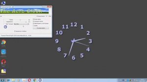 Живые часы на рабочий стол Aero Clock