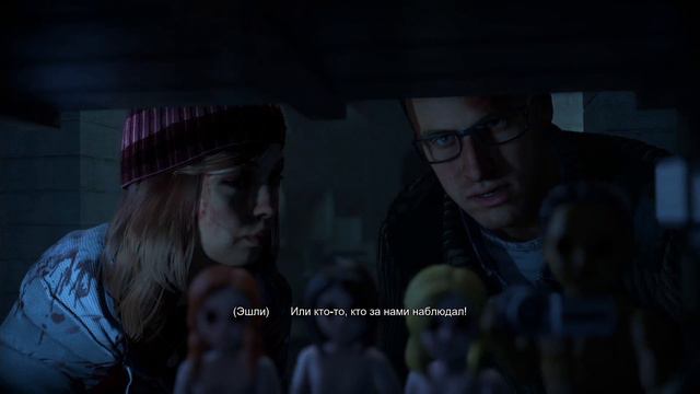 Until Dawn. Прохождение. Часть 6 (Пожарная вышка, призраки)