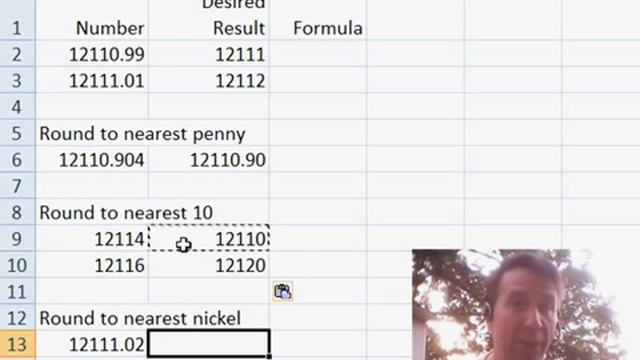 Excel - Round & Round (round to nearest or always round up) - Episode 1039