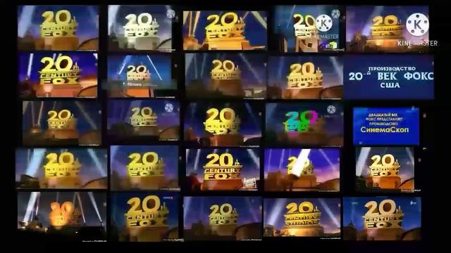 20-ый век фокс 25 заставок сразу. 20th century fox 25 screensavers at once. смотреть онлайн