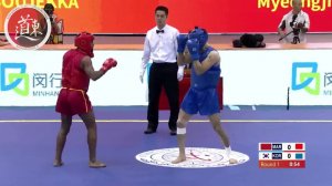 Фрагменты боев ушу-саньда с 15 Чемпионата Мира по ушу. Часть 7. Второй день соревнований.