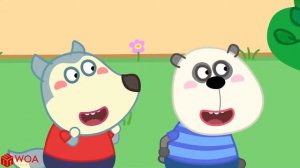 yt1s com   Помогаем Папе  Папа Самый Лучший Wolfoo Russian  Мультик для детей  Wolfoo на русском 10