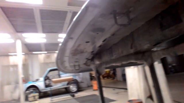 Кузовной ремонт.Лэнд Ровер, капот, результат смотреть онлайн