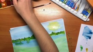 Видеоурок "Рисуем лето"