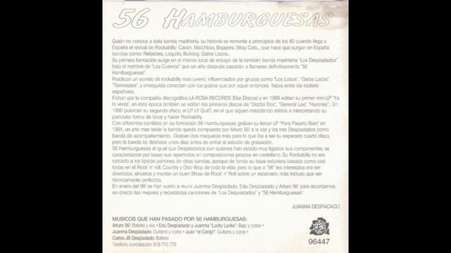 56 Hamburguesas - Ya lo veras [Rockabilly] смотреть онлайн