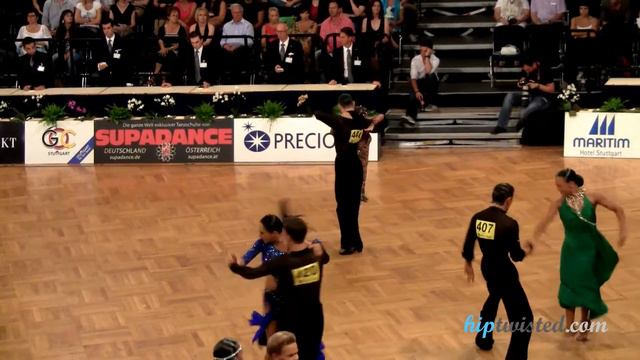 Marius Balan - Nina Bezzubova, GOC Stuttgart 2012, WDSF Grand Slam latin, 3. round - paso doble
