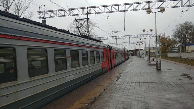 Электропоезд ЭД4М-0100 платформа Фрезер